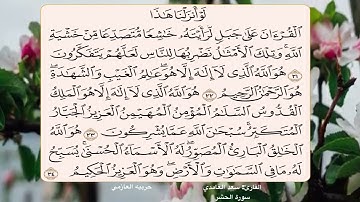 سورة الحشر21-24