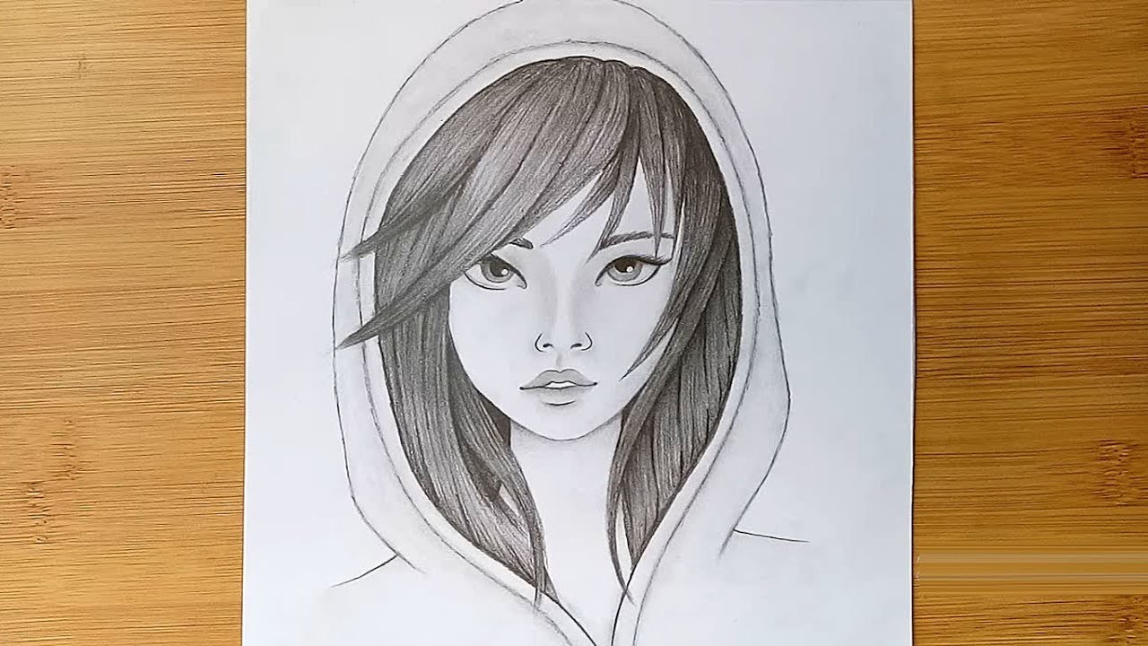 Drawing Anime Girl Using Only ONE Pencil  Anime drawings, Character drawing,  Anime drawings for beginners