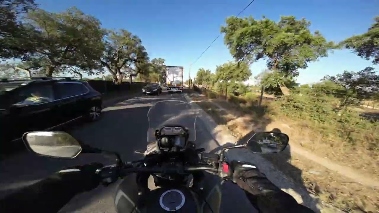 Motorcycle Ride from Pinhal Novo to Quinta do Anjo 🏍️ | Portugal Motovlog