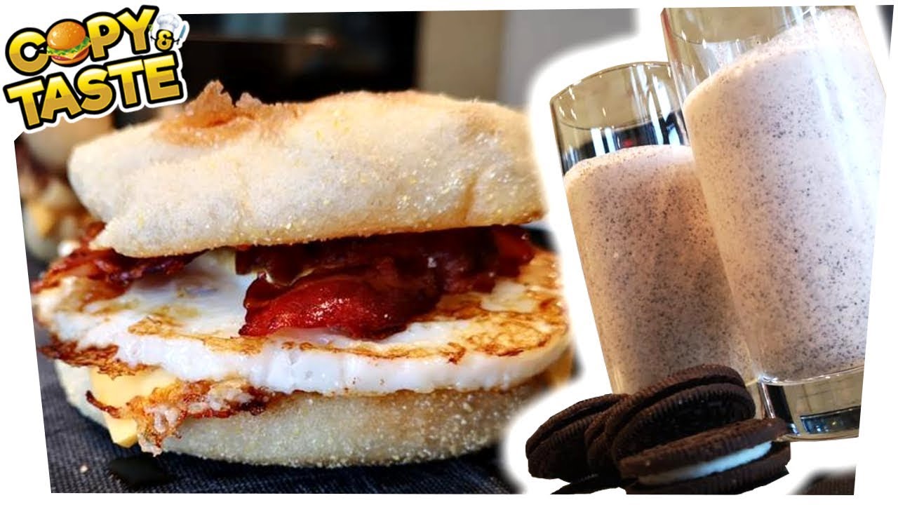 Egg McMuffin & Oreo-Milk Shake einfach selber machen! 🥚🍔🥛 Copy & Taste #CaT