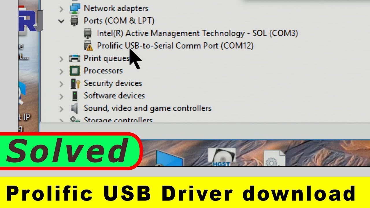 Prolific USB 8.1 Windows 10 driver issue resolved - Robojax - YouTube