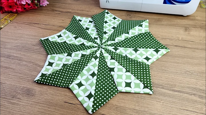 Make This Stunning Star Table Topper – Easy Patchwork Project