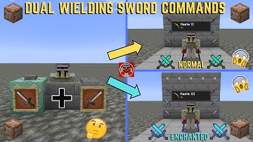 Command Block Tutorial #276: Dual Wielding Sword Commands in Minecraft (1.21.5+)