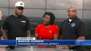Mack Wilson, Sr. interviews with Sally Pitts from WSFA