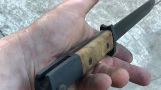 Restoration Rusty Knife. WW2  Bayonet Restoration