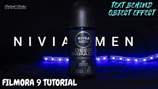 TEXT BEHIND EFFECT | FILMORA 9 TUTORIAL