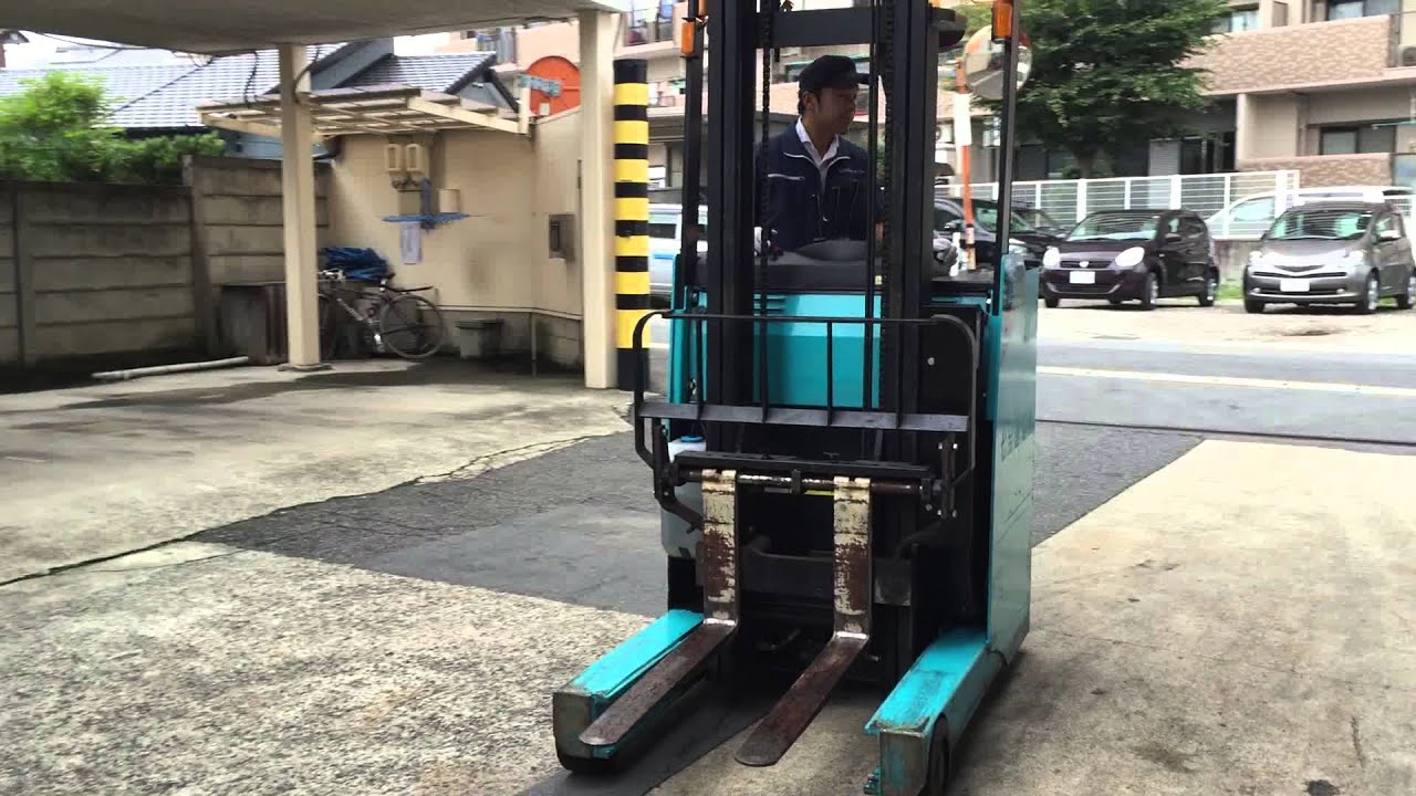 住友リーチフォークリフト中古 61-FBR13NE 1.25t 4mマスト 動作確認 