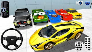 New Mcqueen Cars Stuck at Supercar Store - 3D Driving Class 2026 - Android IOS GamePlay - Car Game screenshot 3