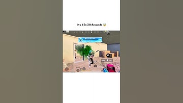 Solo vs Squad Clutch in 30 Seconds 🤯 #shorts #bgmi