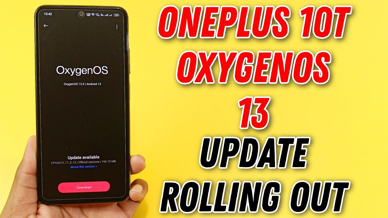 OnePlus 10T OxygenOS 13 Stable Update Rolling Out - YouTube