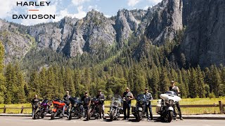 Yosemite on a HarleyDavidson