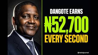 Dangote Makes ₦52,700 a Second — Here's How He Built That