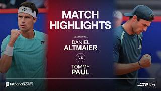 Match highlights Paul vs Altmaier | Bitpanda Hamburg Open