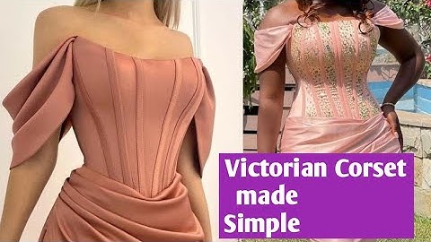 How to Make a Victorian Corset /Over bust Corset  /Beginners Friendly