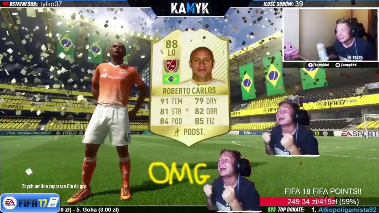 fifa 17 players - roberto carlos back WTF