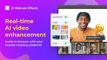 AI Webcam Effects extension - Product Hunt Launch