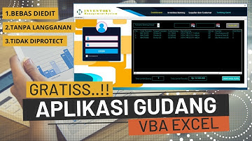 Aplikasi Gudang VBA Excel Terbaru Gratis