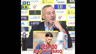 Despido disciplinario de Joel Domínguez explicado por el presidente de UD Las Palmas