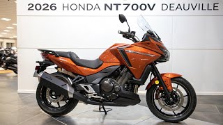 картинка: Наконец-то представлен Honda NT700V Deauville 2026 года — идеальный ли это мотоцикл для туризма?