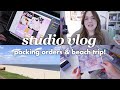 Designing Stickers &amp; Working on New Releases! | STUDIO VLOG #112 | Plannerface