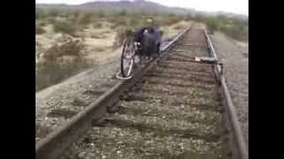 railroad recumbent bicycle test 2013