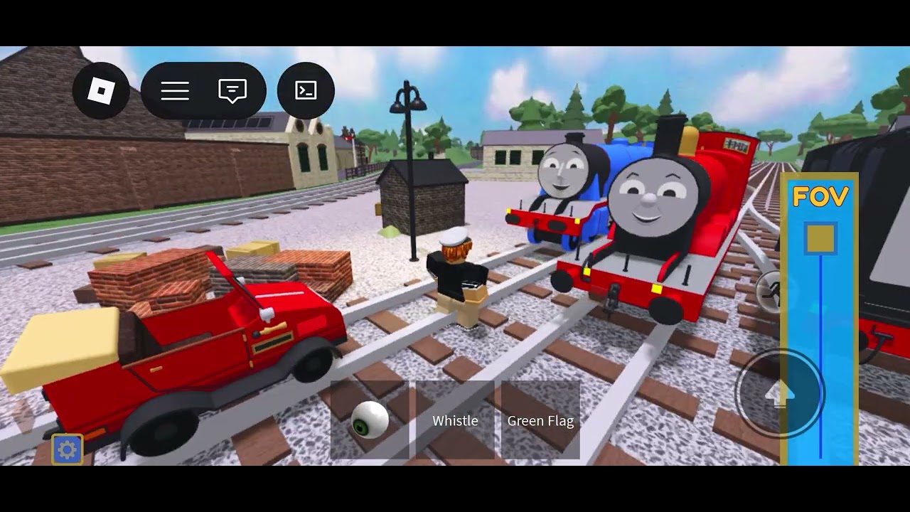 The great race scene