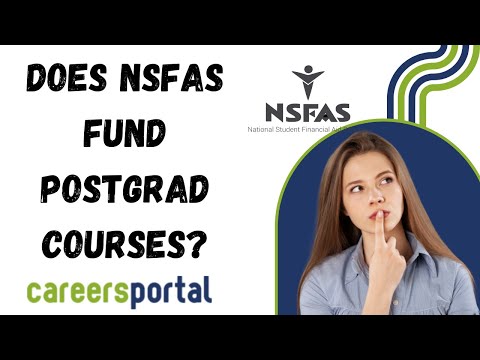 Does NSFAS Fund Postgrad Courses | Careers Portal