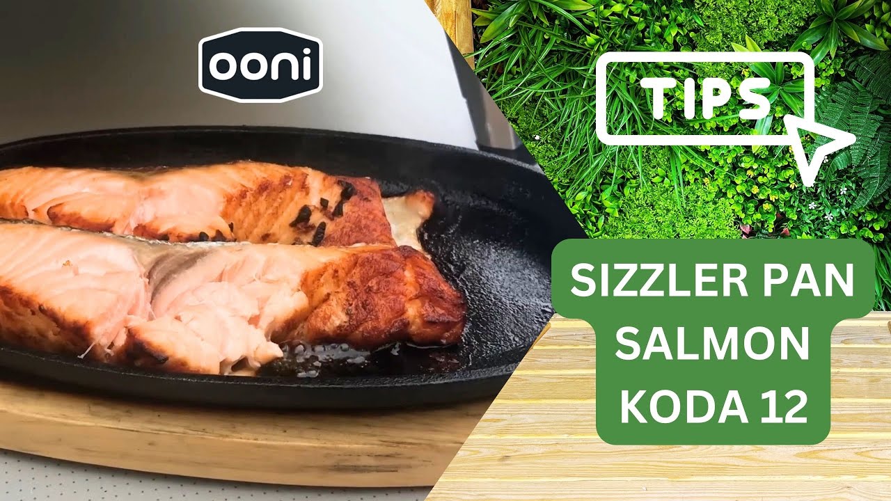 Sizzled Salmon cooked in Ooni Koda Gas Fired Pizza Oven | First Time