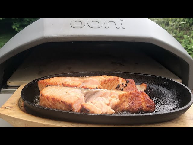 Chipotle Salmon Cooked In The Ooni Pizza Oven - Daisies & Pie