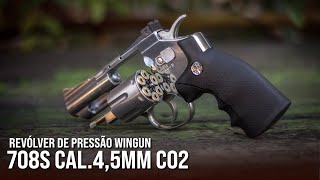 Review Completo: Revólver de Pressão Wingun 708S Cal.4,5MM CO2