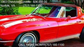 1963 Chevrolet Corvette  for sale in Norfolk, VA 23518 at Ca