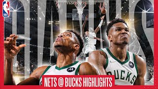 GIANNIS LIGHTS IT UP ON RING NIGHT 💍💥 | Highlights from Giannis' 32 points vs Nets | NBA Europe