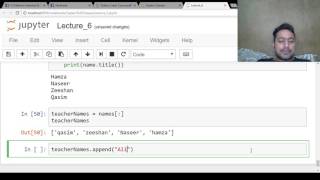 lecture 9 slicing tuple list() and tuple()