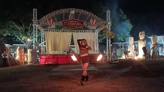 Fire Dancer Zoey And Dempsey At Torres Farm