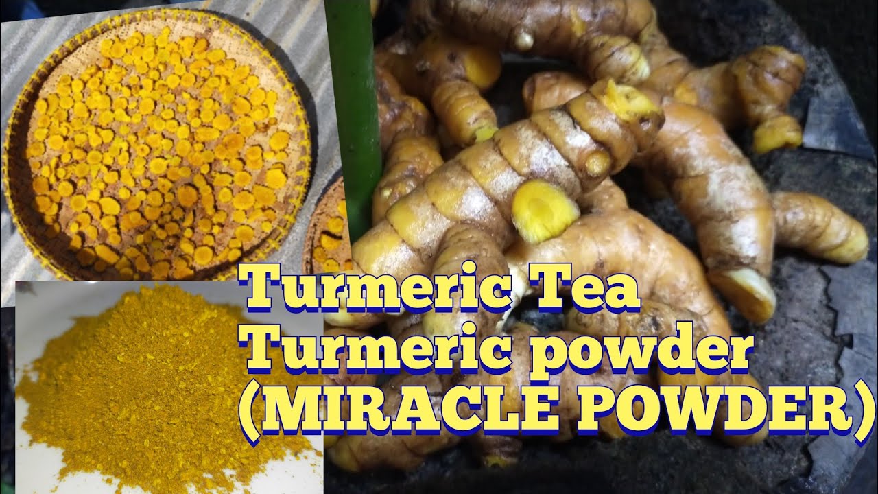 HOW TO MAKE TURMERIC POWDER // TURMERIC TEA ( luyang dilaw ) - YouTube