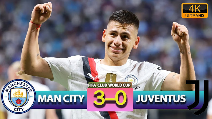 Manchester City vs Juventus 3-0 The place to affirm the Champion's Spirit 4K