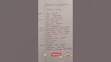 Machine Learning Most Important 😱😱 Questions For Rgpv Exam || Baduk Ji