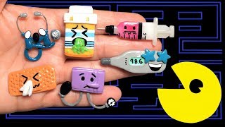 EMOJI MEDICAL SUPPLIES [UTILES DE MEDICINA] & PACMAN! Polymer Clay Tutorial [Manualidades Kawaii]