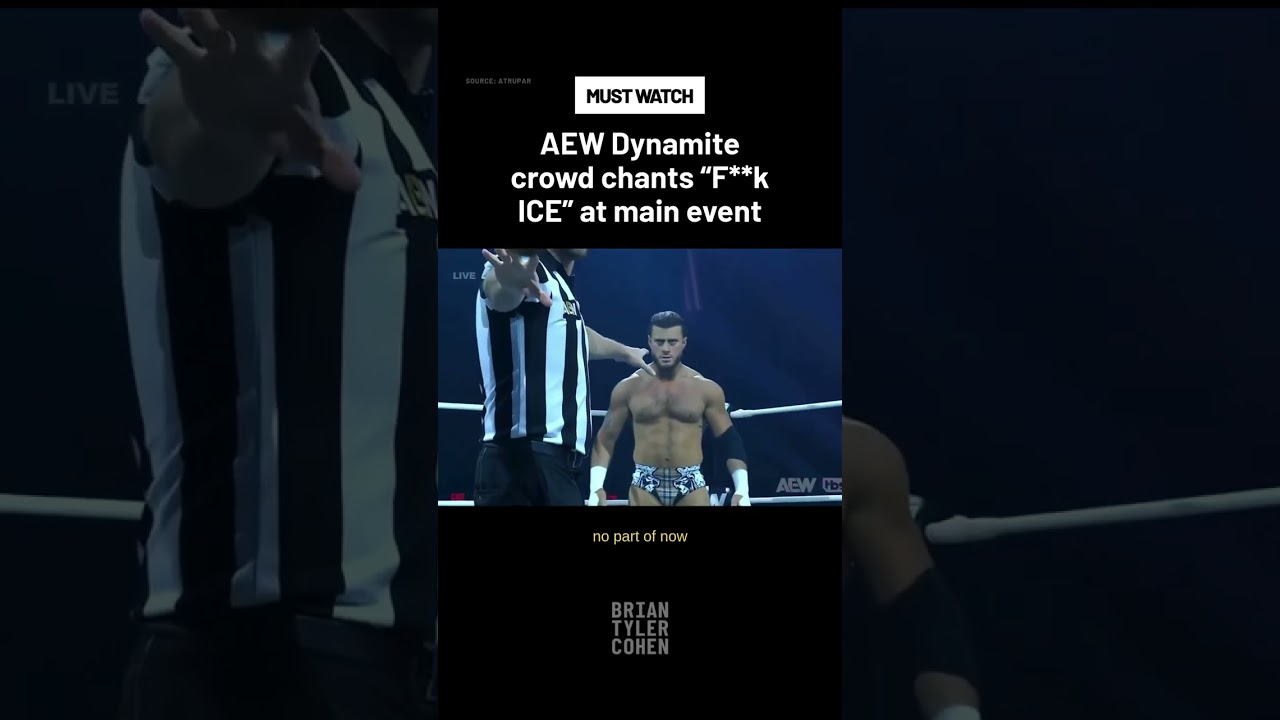 На главном событии AEW Dynamite зрители скандируют "К чёрту Айс!".
