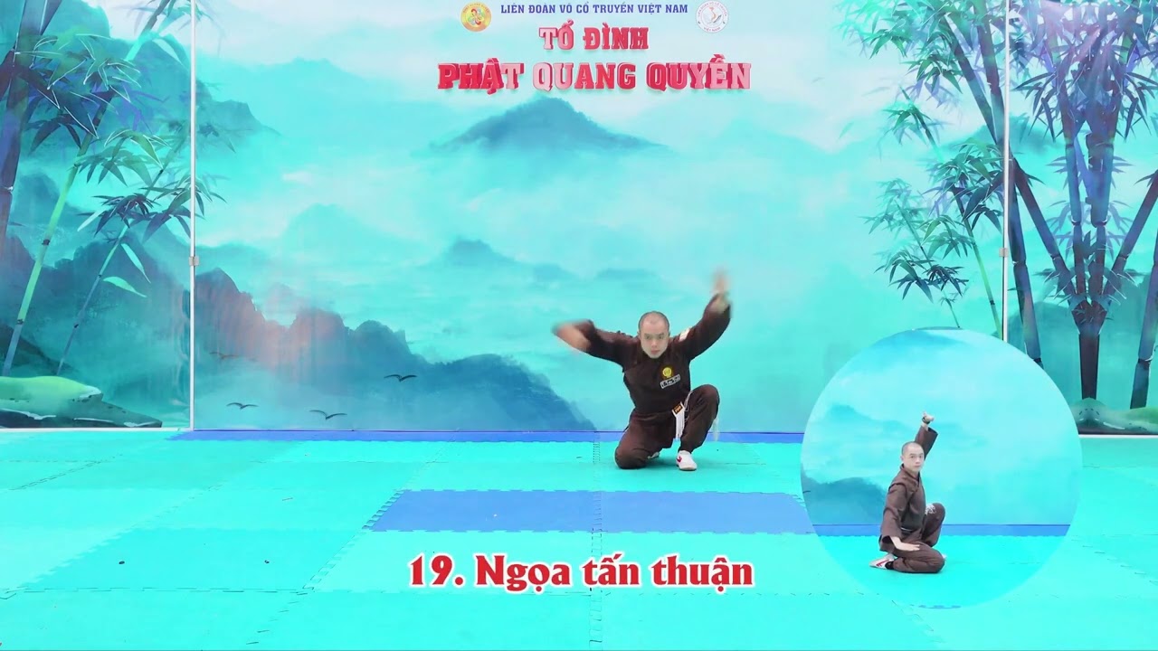 Quyền Tấn Pháp PQQ- thị phạm Thích Toàn Tĩnh.