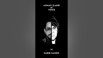 Ahmad Zahir AI Voice vs. Habib Qaderi