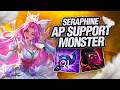 SERAPHINE CARPENTER FULL AP AS SUPPORT IS OP? | Wild Rift Seraphine Support Gameplay