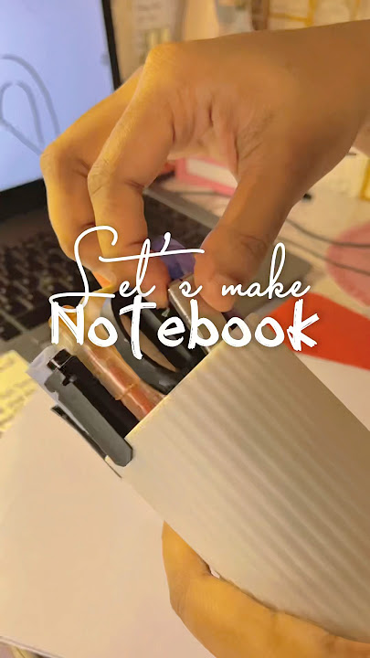 How I Made My Own Cute Notebook (DIY) 📓 | #diy #craft #notebook