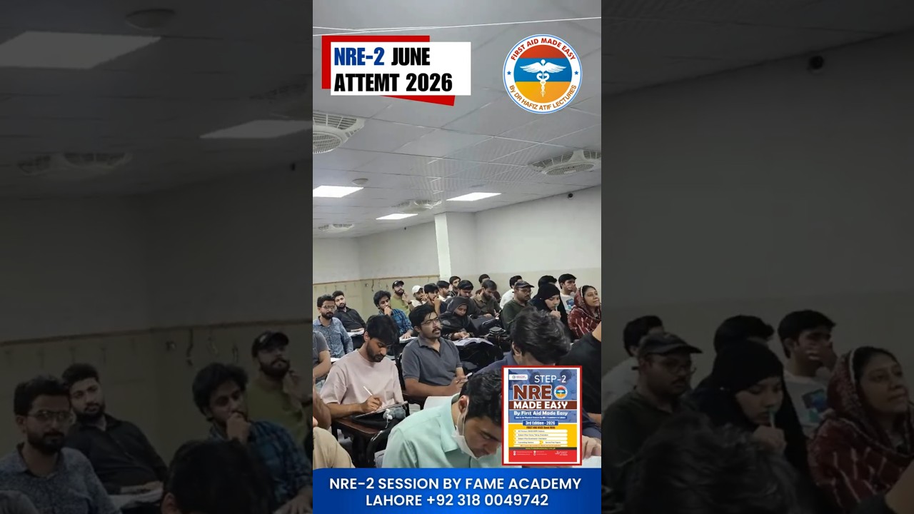 🚨 NRE-2 June 2026 Session by First Aid Made Easy Academy 🚨