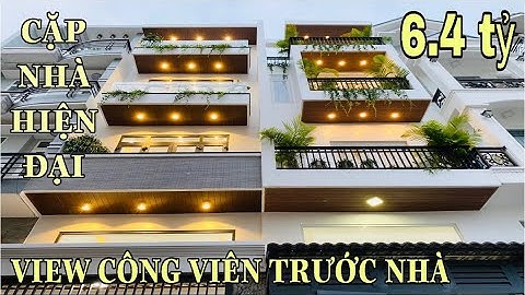 Bán nhà Gò Vấp | Cặp nhà đẹp lung linh Full nội thất giá cực rẻ ngay công viên đầm sen Gò Vấp |