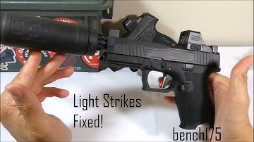 PSA Dagger Suppressed and Timney Alpha Glock Trigger FIXED Extra power Firing Pin Spring (Part 2/3)