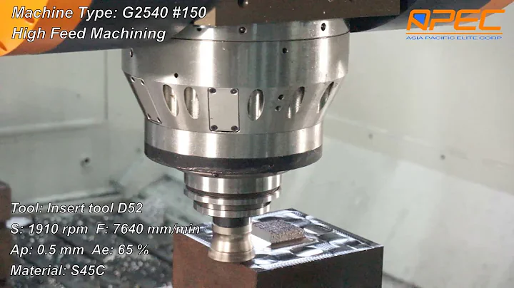 Gseries High feed roughing S45C