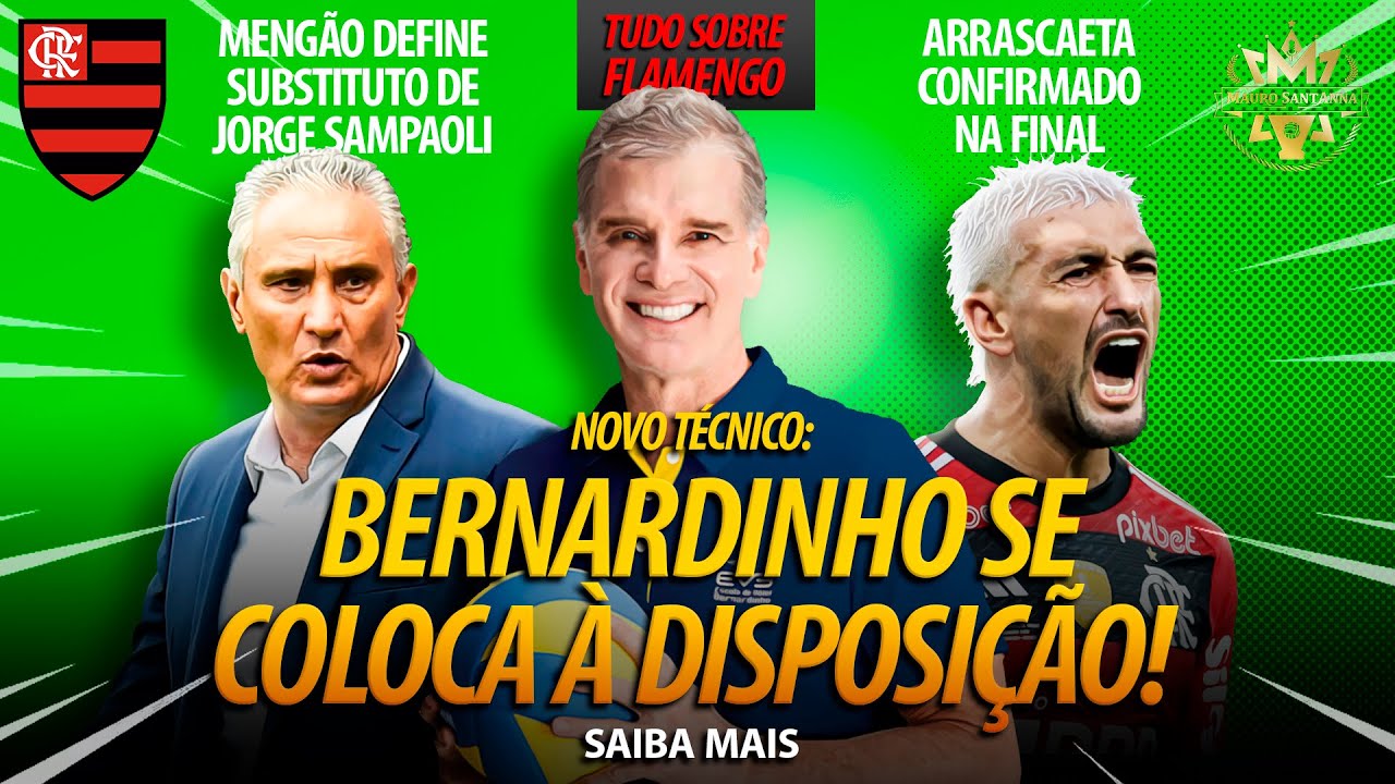 Novo t cnico flamengo define substituto de sampaoli bernardinho se
