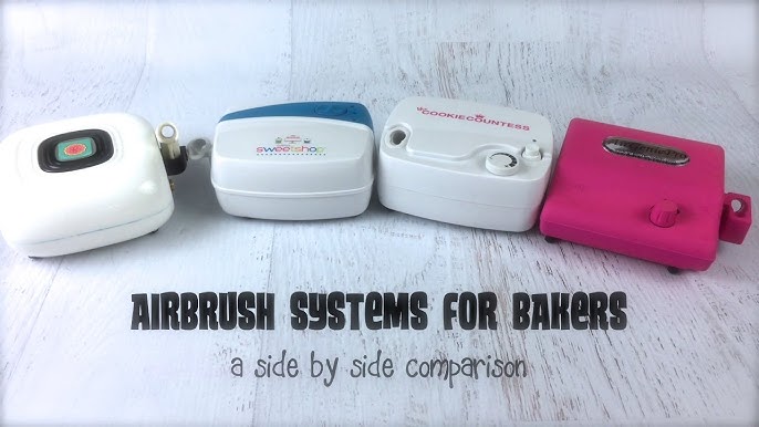 Comparing Three Airbrush Machines: Cookie Countess vs. Artfully Designed  vs. Stencil Genie Pro 