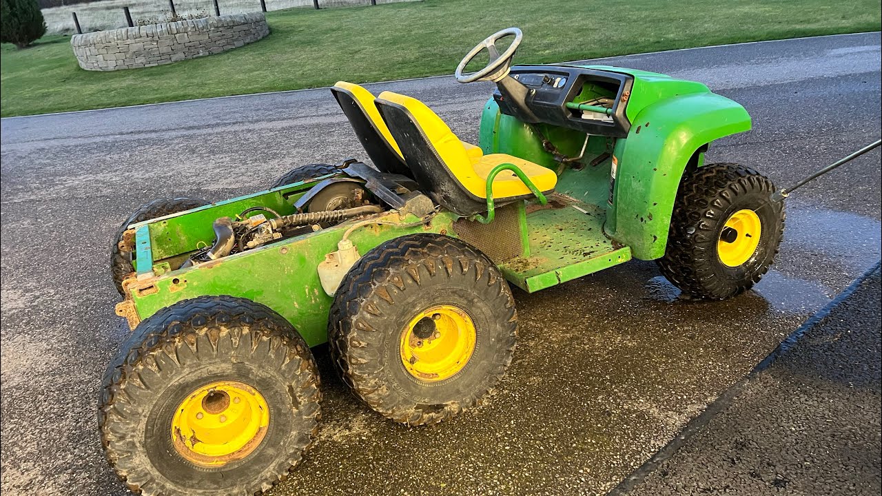 6x4 John Deere gator fixing and testing YouTube